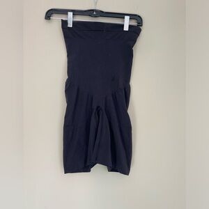 SPANX Oncore High Waisted Mid Thigh Short Sculpt Very Black 1X